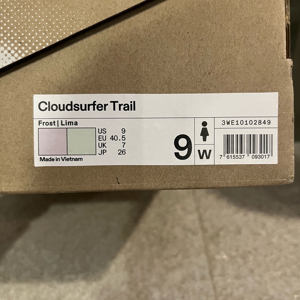 New!! On cloudsurfer trail women’s sneakers - Picture 5 of 5
